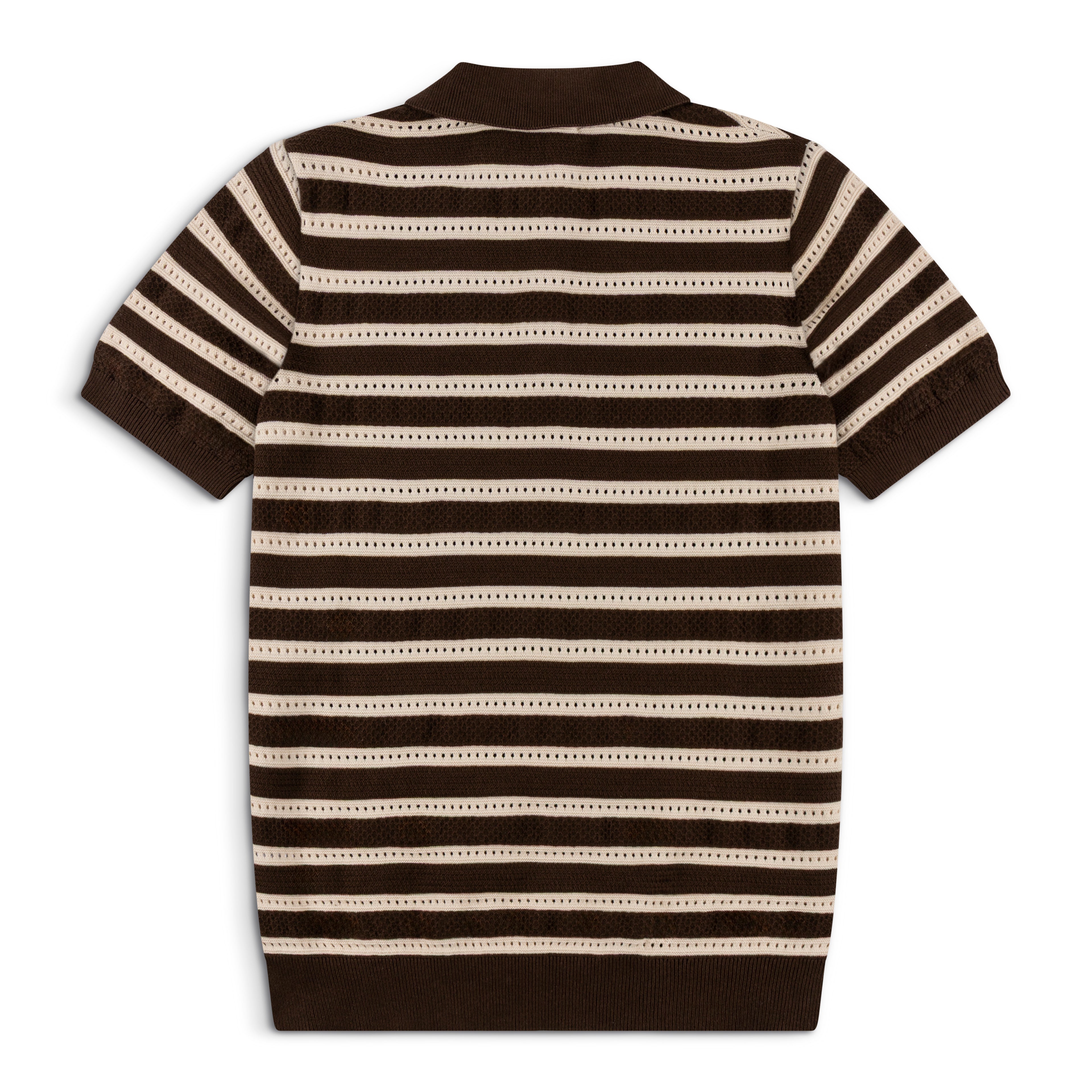 Men’s Striped Vintage Knit Polo