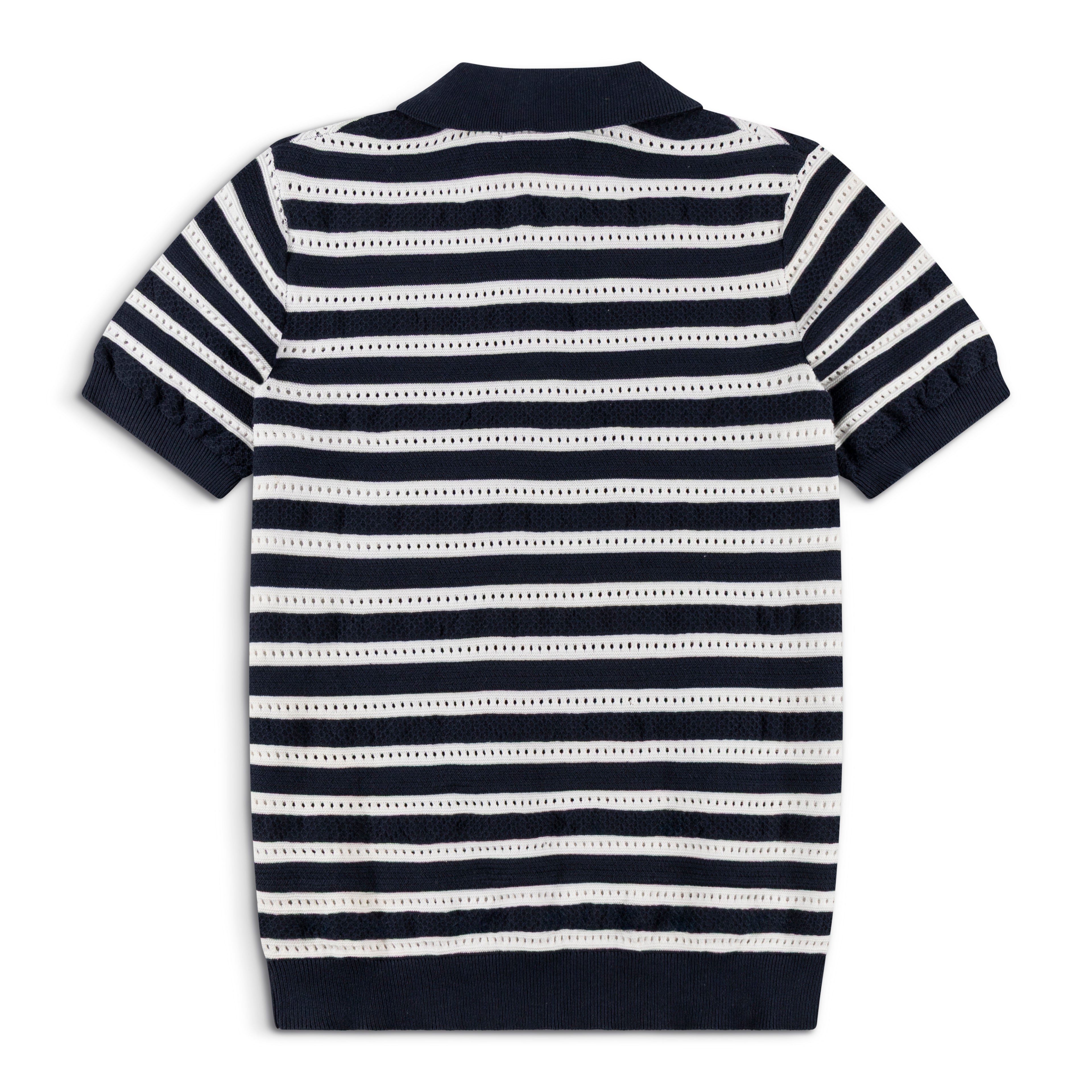 Men’s Striped Vintage Knit Polo