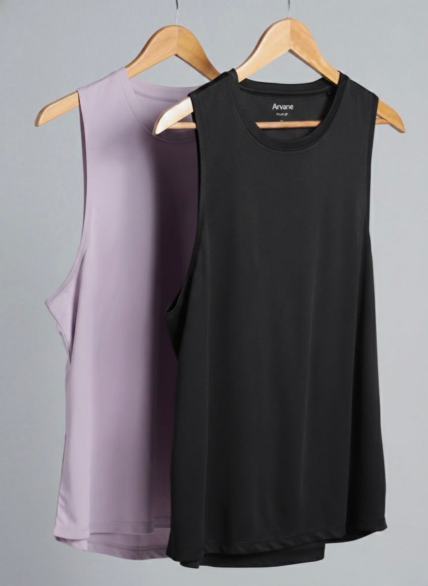 Men's Running Essential Pack of 2 Tanks