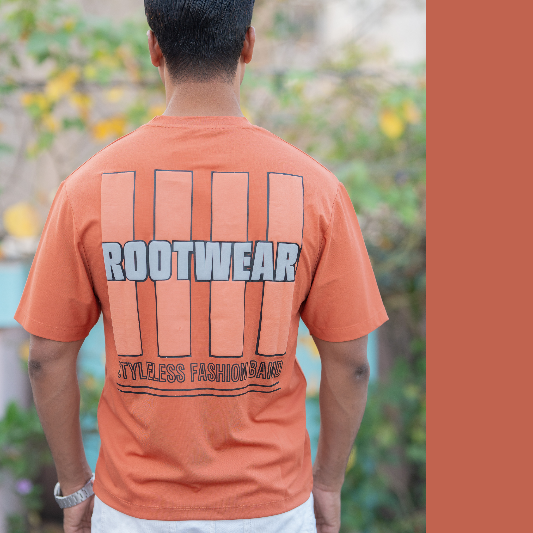 China Mercerized cotton Drop Shoulder T-Shirt