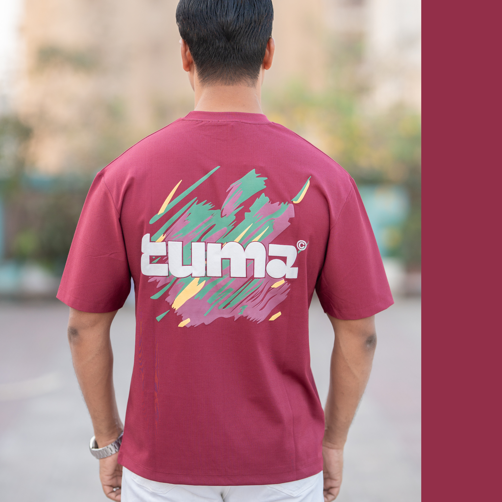 China Mercerized cotton Drop Shoulder T-Shirt